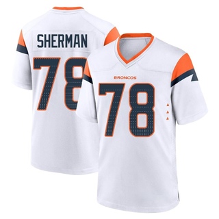 Game Will Sherman Men's Denver Broncos 2nd Jersey - White