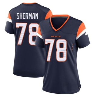 Game Will Sherman Women's Denver Broncos Alternate Jersey - Navy