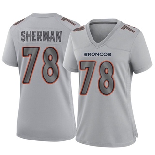 Game Will Sherman Women's Denver Broncos Atmosphere Fashion Jersey - Gray