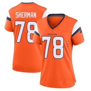 Game Will Sherman Women's Denver Broncos Jersey - Orange