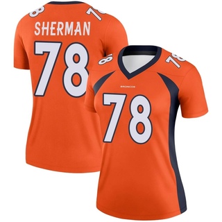 Legend Will Sherman Women's Denver Broncos Jersey - Orange