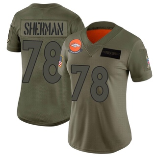 Limited Will Sherman Women's Denver Broncos 2019 Salute to Service Jersey - Camo