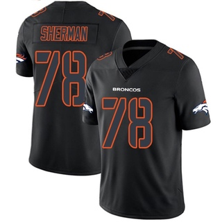 Limited Will Sherman Youth Denver Broncos Jersey - Black Impact